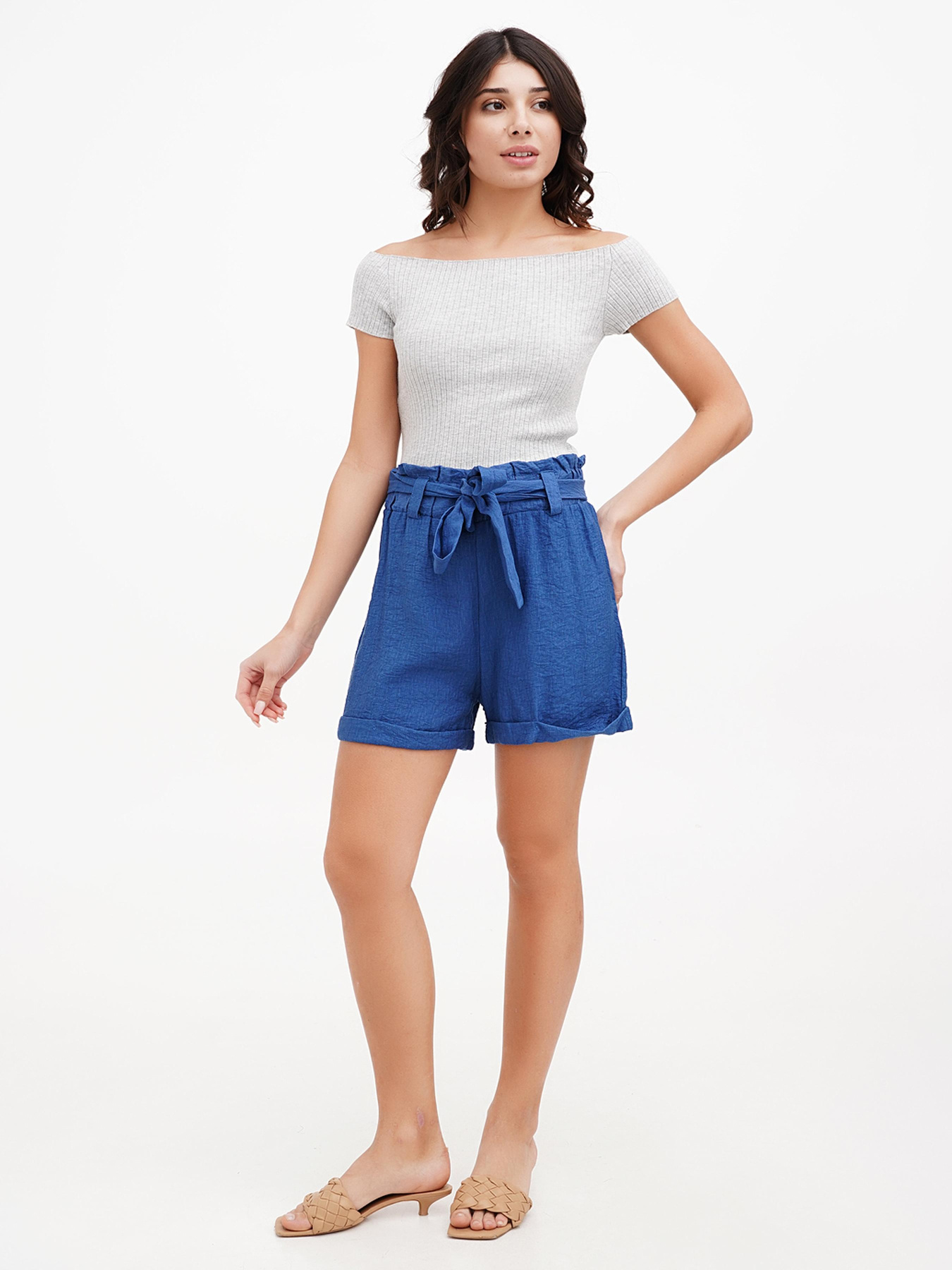 Повсякденні шорти Sassofono модель A272-SC-2171_синий Фото