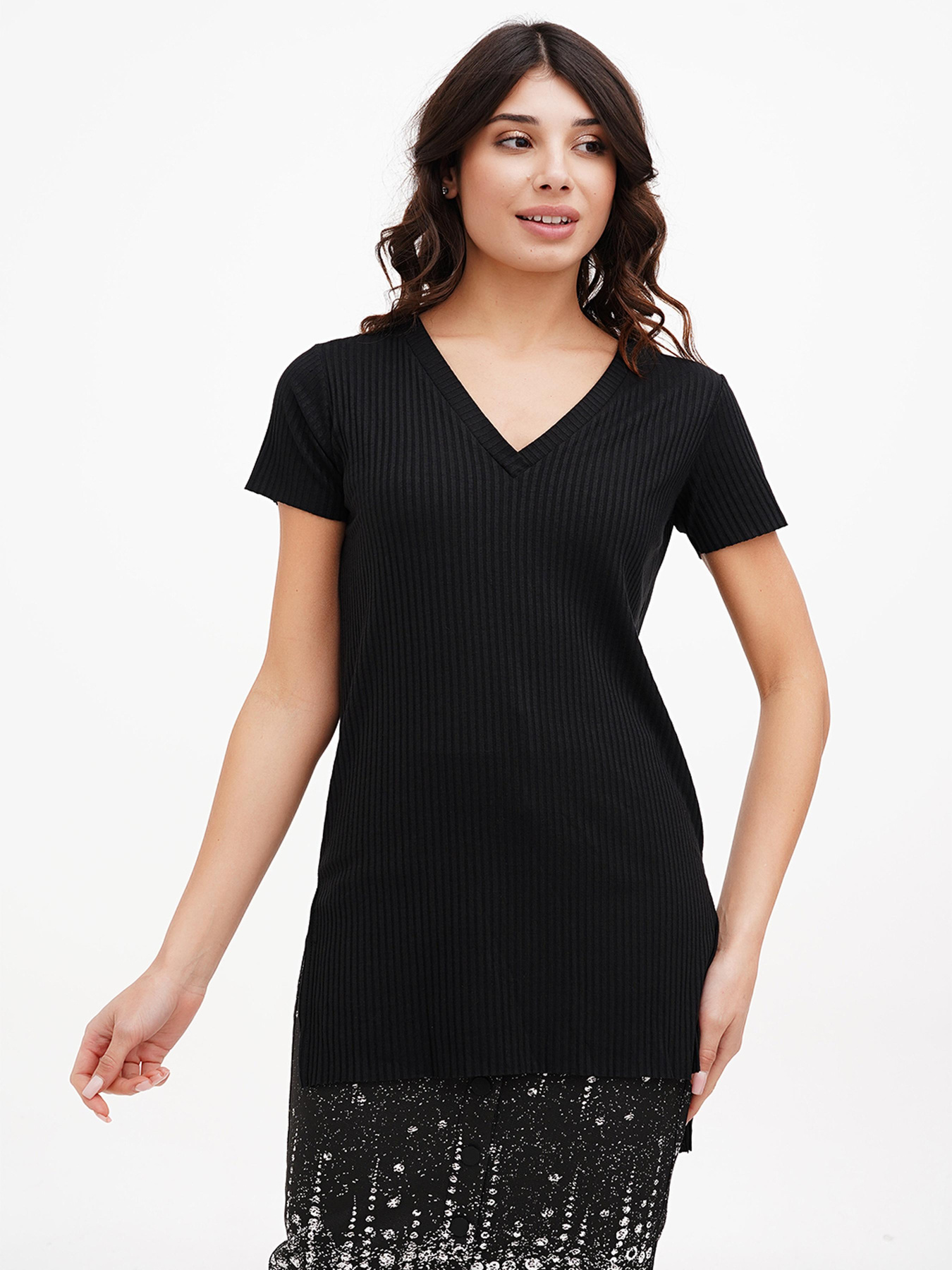 Футболка Sassofono модель A272-SC-1752_чёрный Фото