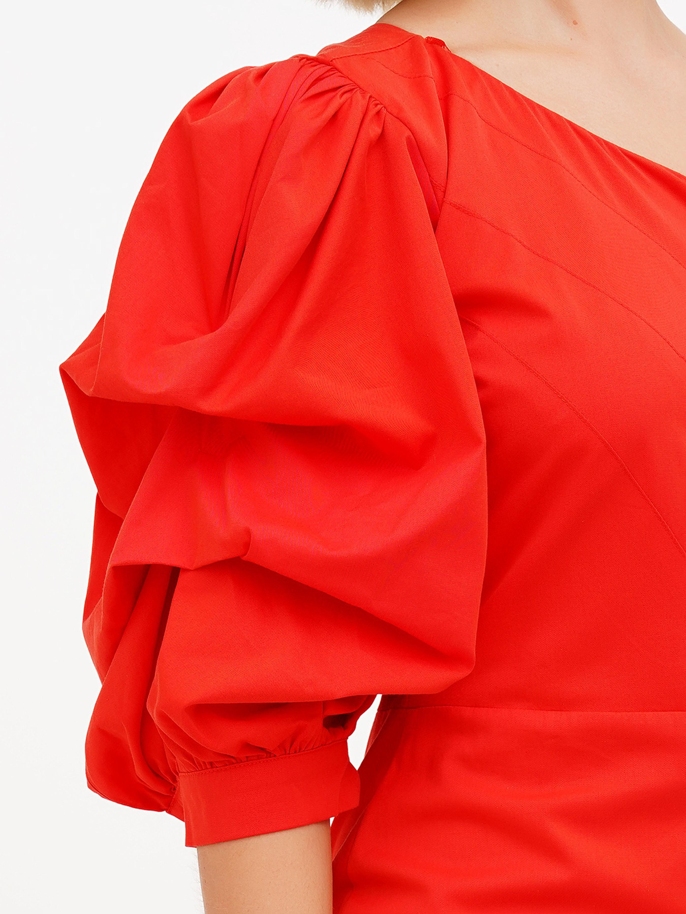 Сукня міді Sassofono модель A272-SC-2169_красный Фото