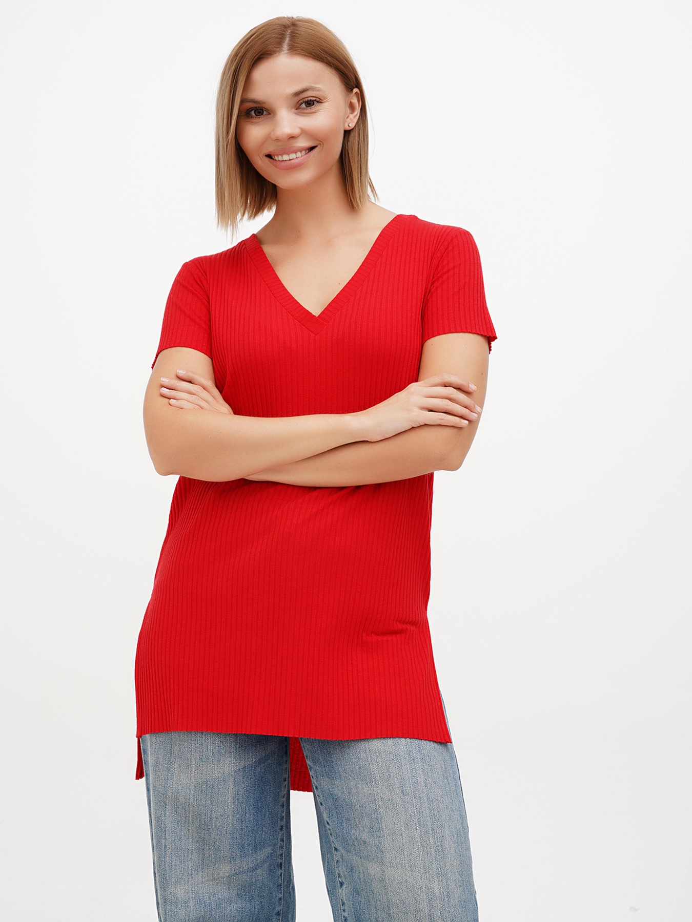 Футболка Sassofono модель A272-SC-1752_красный Фото