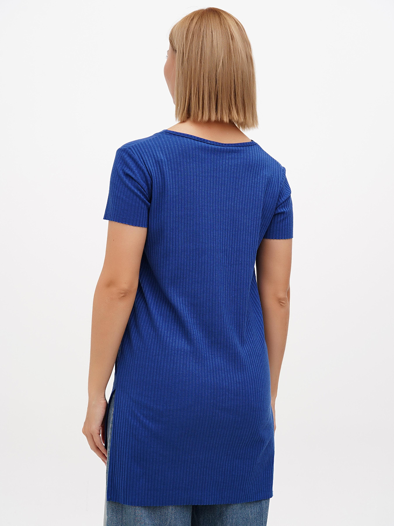 Футболка Sassofono модель A272-SC-1752_голубой Фото