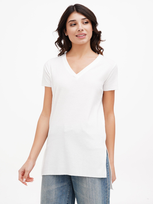 Футболка Sassofono модель A272-SC-1752_молочный Фото