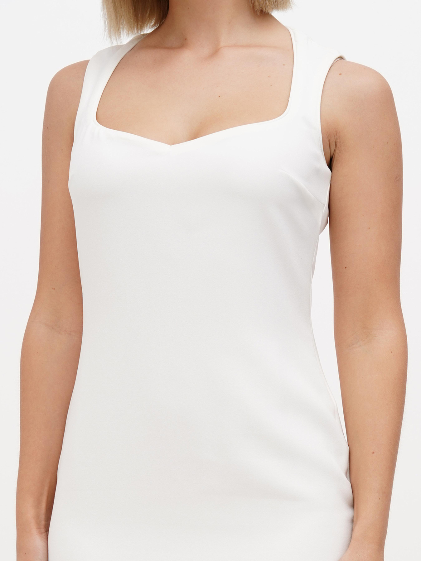 Платье мини Sassofono модель A272-SC-2165_молочный Фото