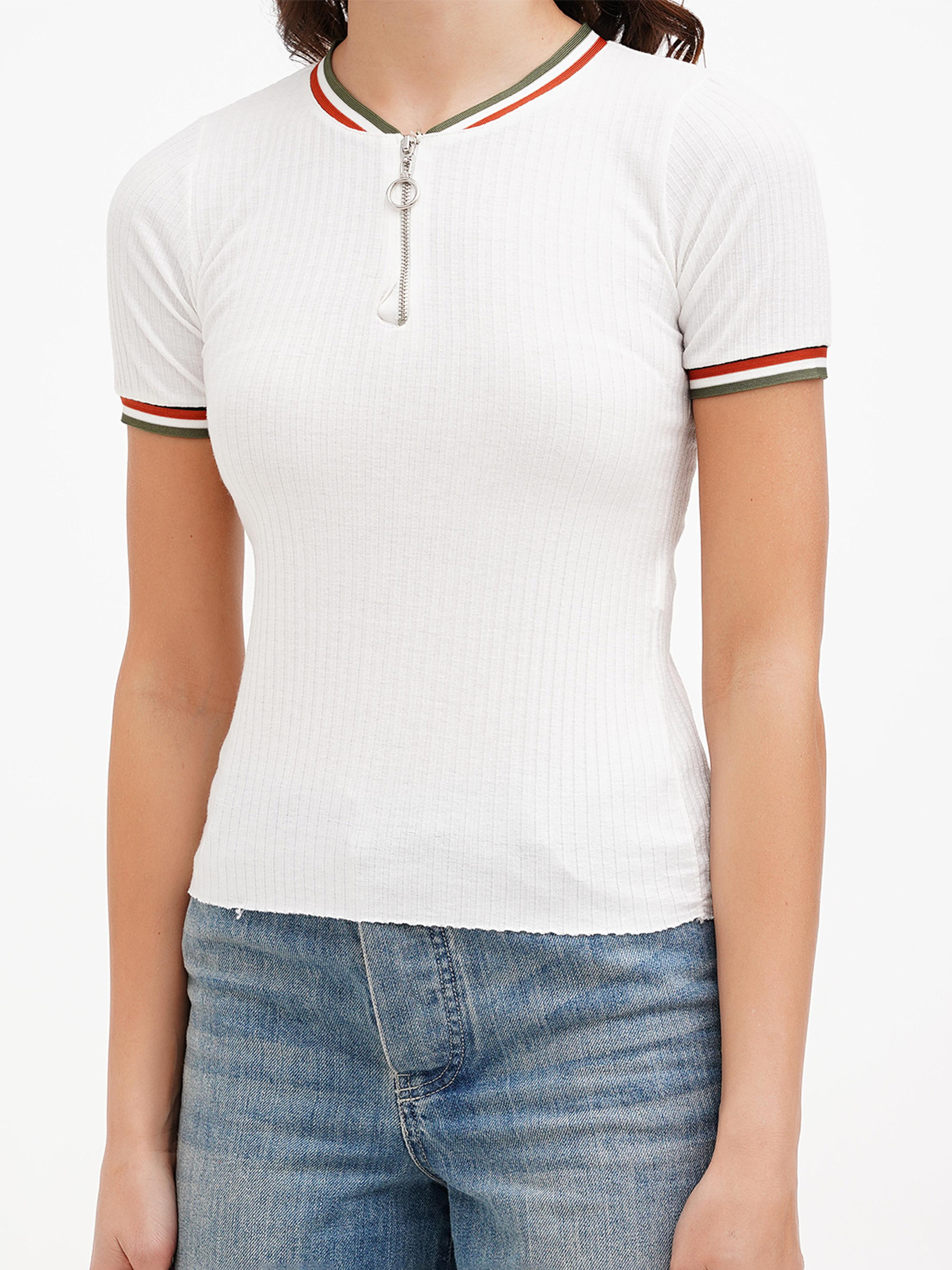 Поло Sassofono модель A272-SC-1753_молочный Фото