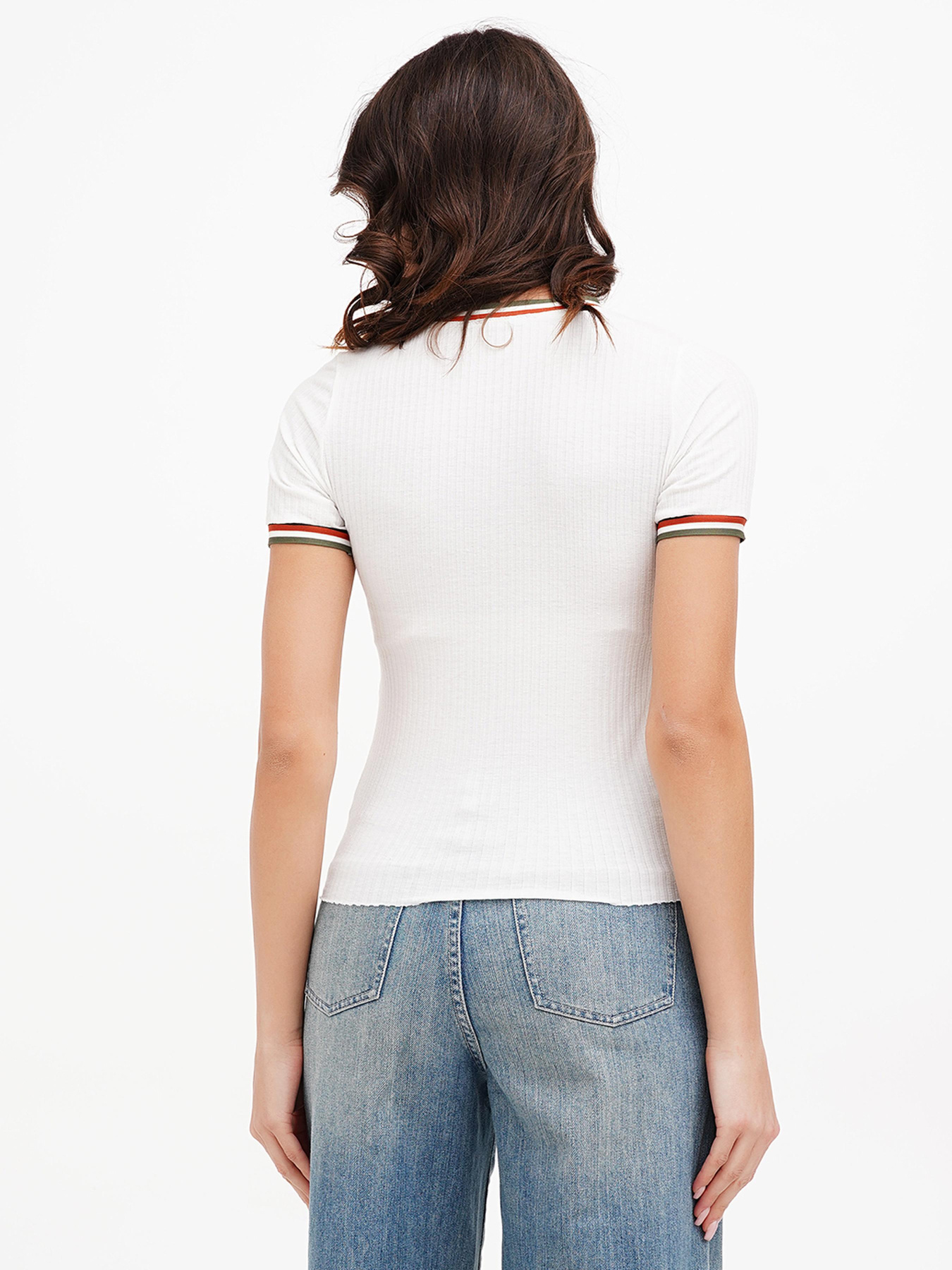 Поло Sassofono модель A272-SC-1753_молочный Фото