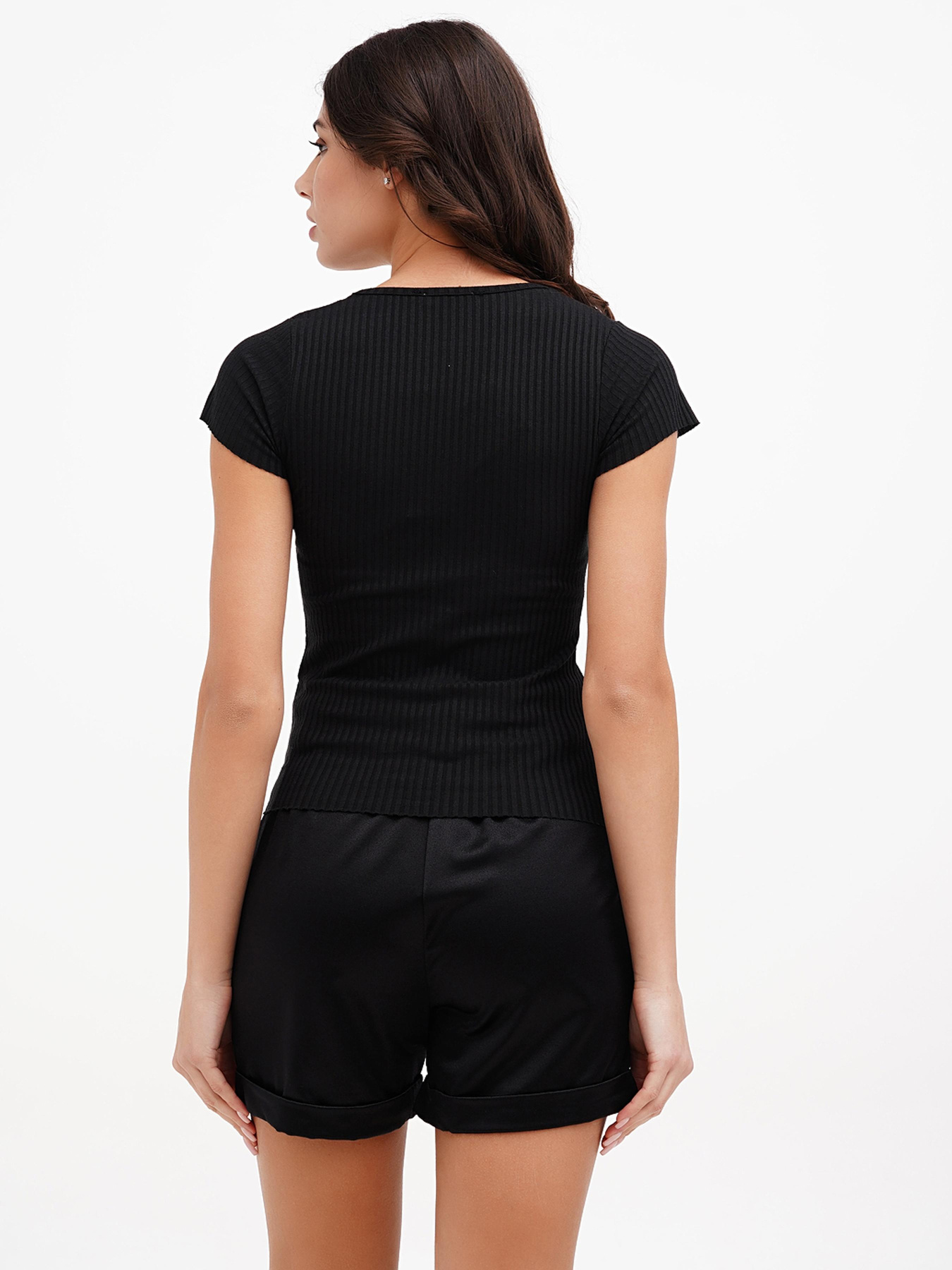 Футболка Sassofono модель A272-SC-1754_черный Фото