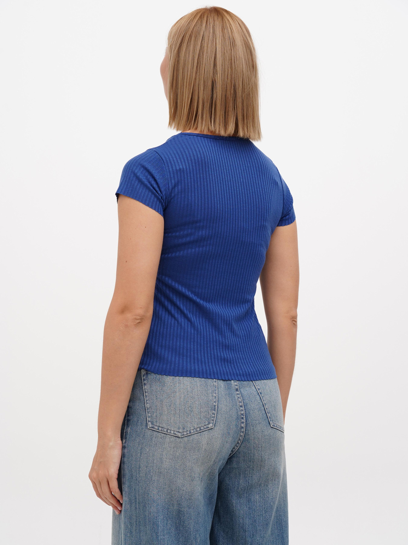 Футболка Sassofono модель A272-SC-1754_голубой Фото