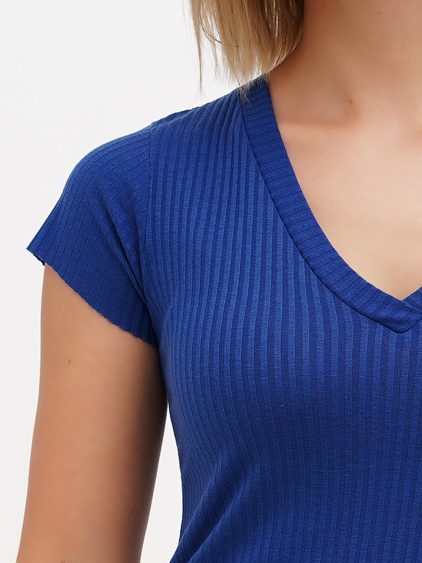 Футболка Sassofono модель A272-SC-1754_голубой Фото