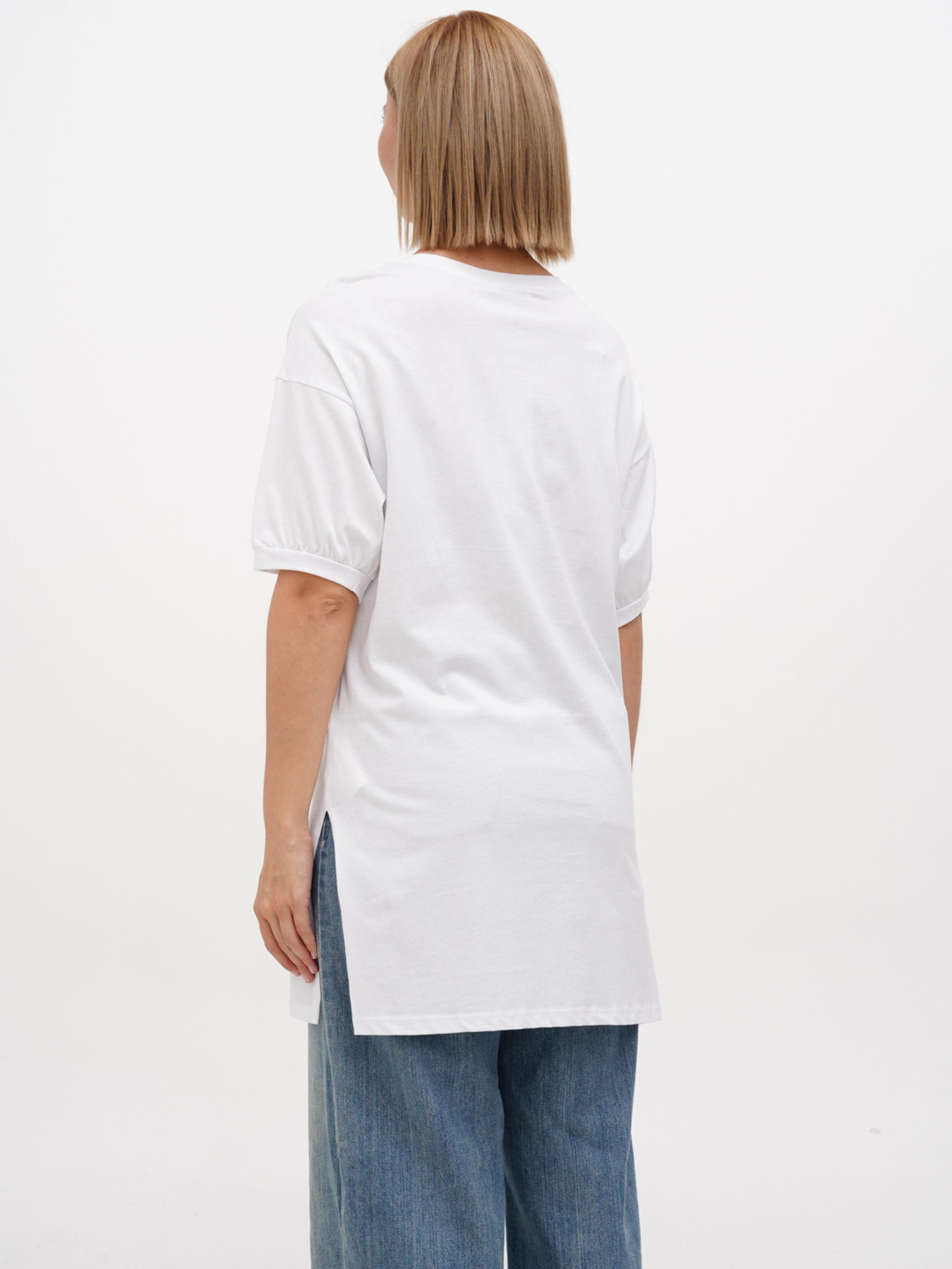 Футболка Sassofono модель A272-SC-1854_белый Фото