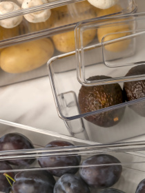 Контейнер для хранения с крышкой для холодильника прозрачный MBM MY HOME модель KP-71 M T Фото