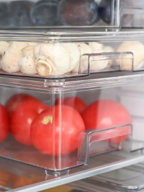 Контейнер для хранения с крышкой для холодильника прозрачный MBM MY HOME модель KP-72 M T Фото