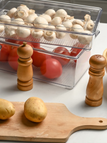 Контейнер для хранения с крышкой для холодильника прозрачный MBM MY HOME модель KP-72 M T Фото