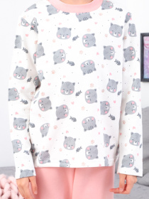 Піжама Носи своє Модель 6076-024-5-1-kotiki-svtlo-persikovij Фото