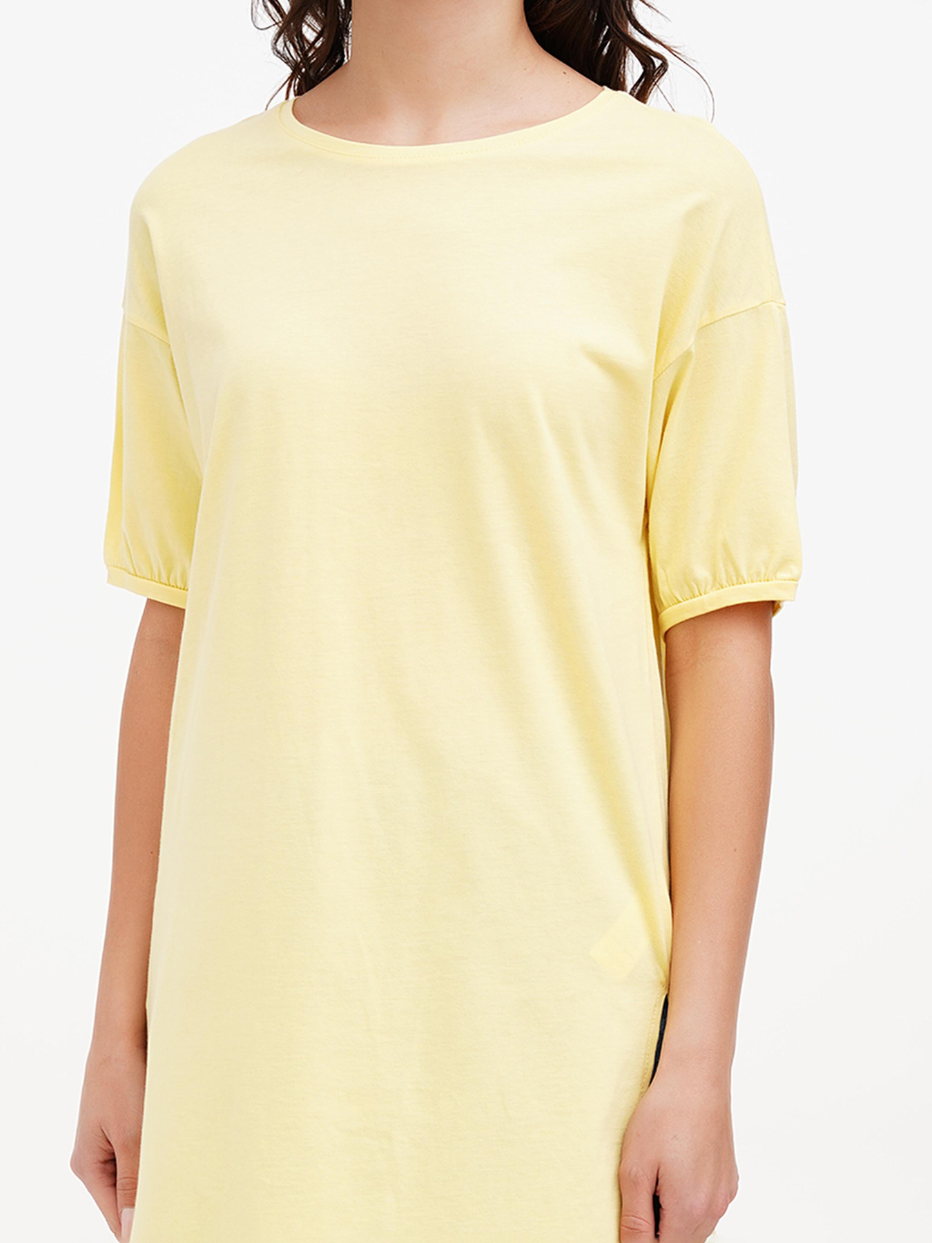 Футболка Sassofono модель A272-SC-1854_жёлтый Фото