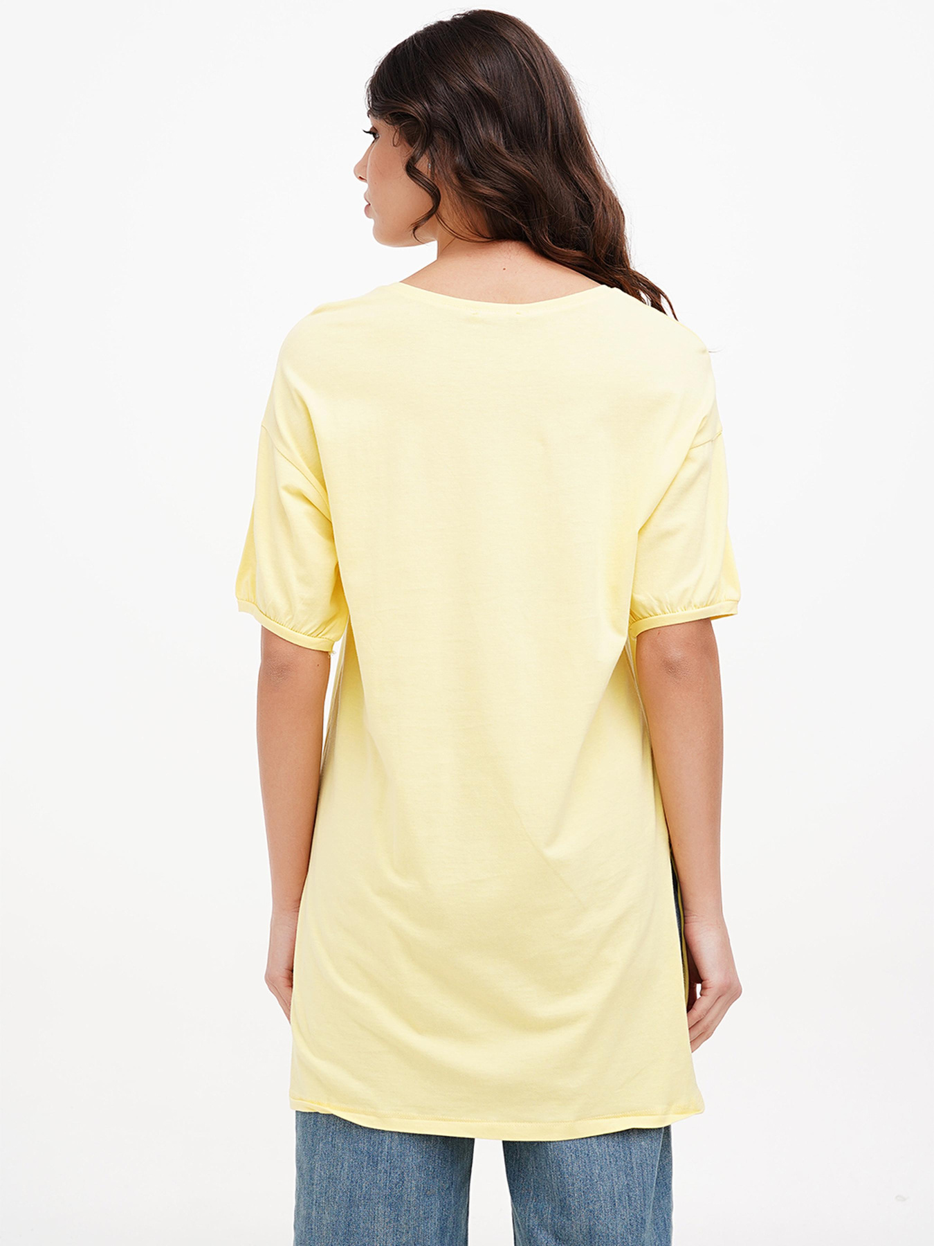 Футболка Sassofono модель A272-SC-1854_жёлтый Фото