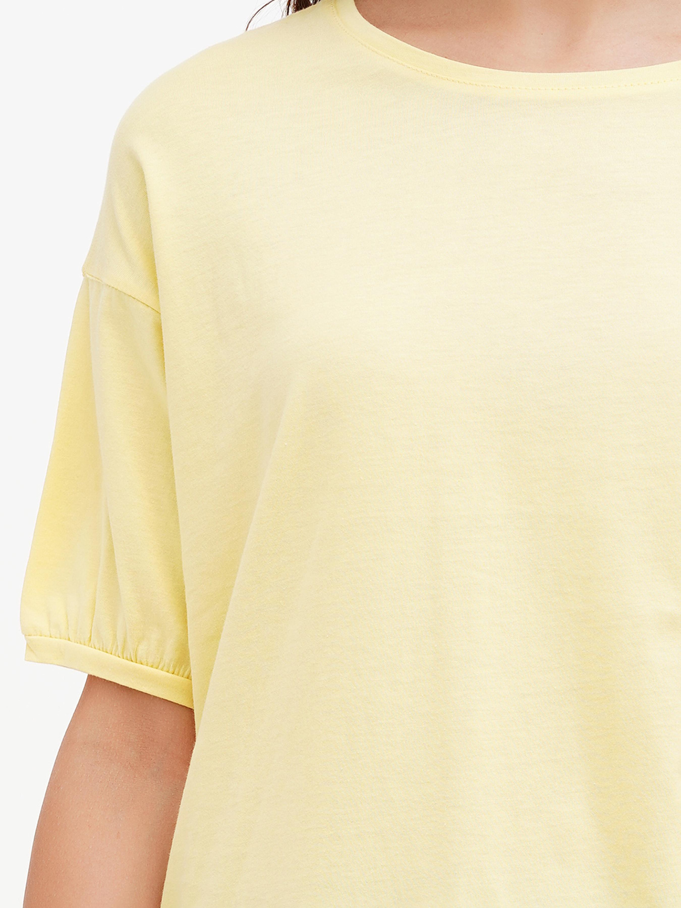 Футболка Sassofono модель A272-SC-1854_жёлтый Фото