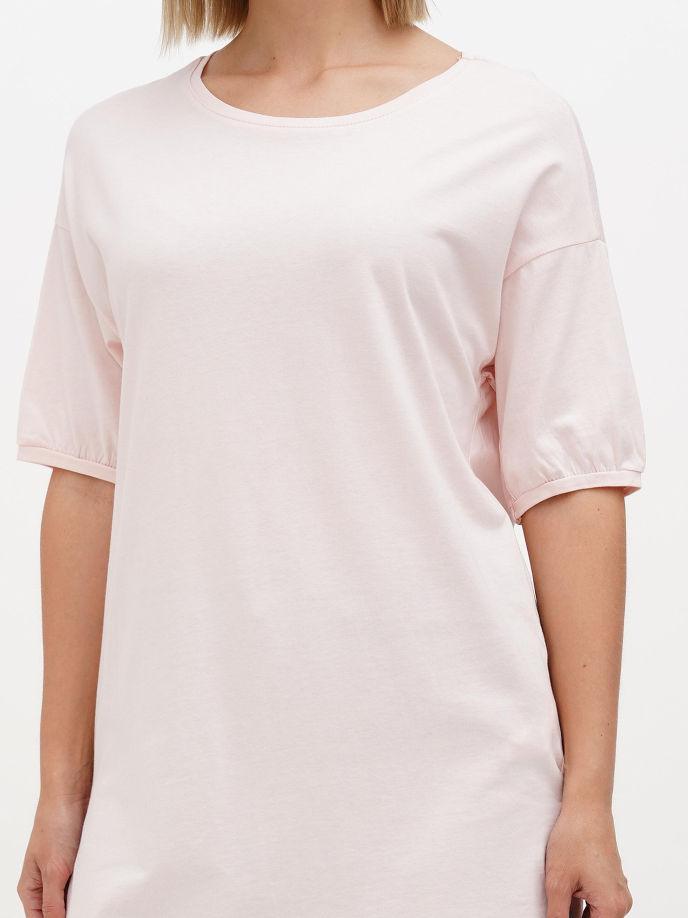 Футболка Sassofono модель A272-SC-1854_розовый Фото