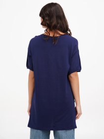 Футболка Sassofono модель A272-SC-1854_синий Фото