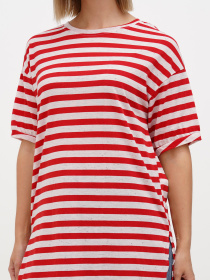 Футболка Sassofono модель A272-SC-1855_красный Фото