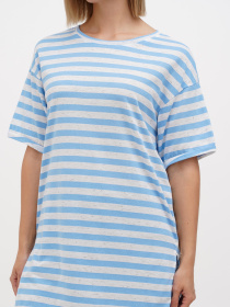 Футболка Sassofono модель A272-SC-1855_голубой Фото