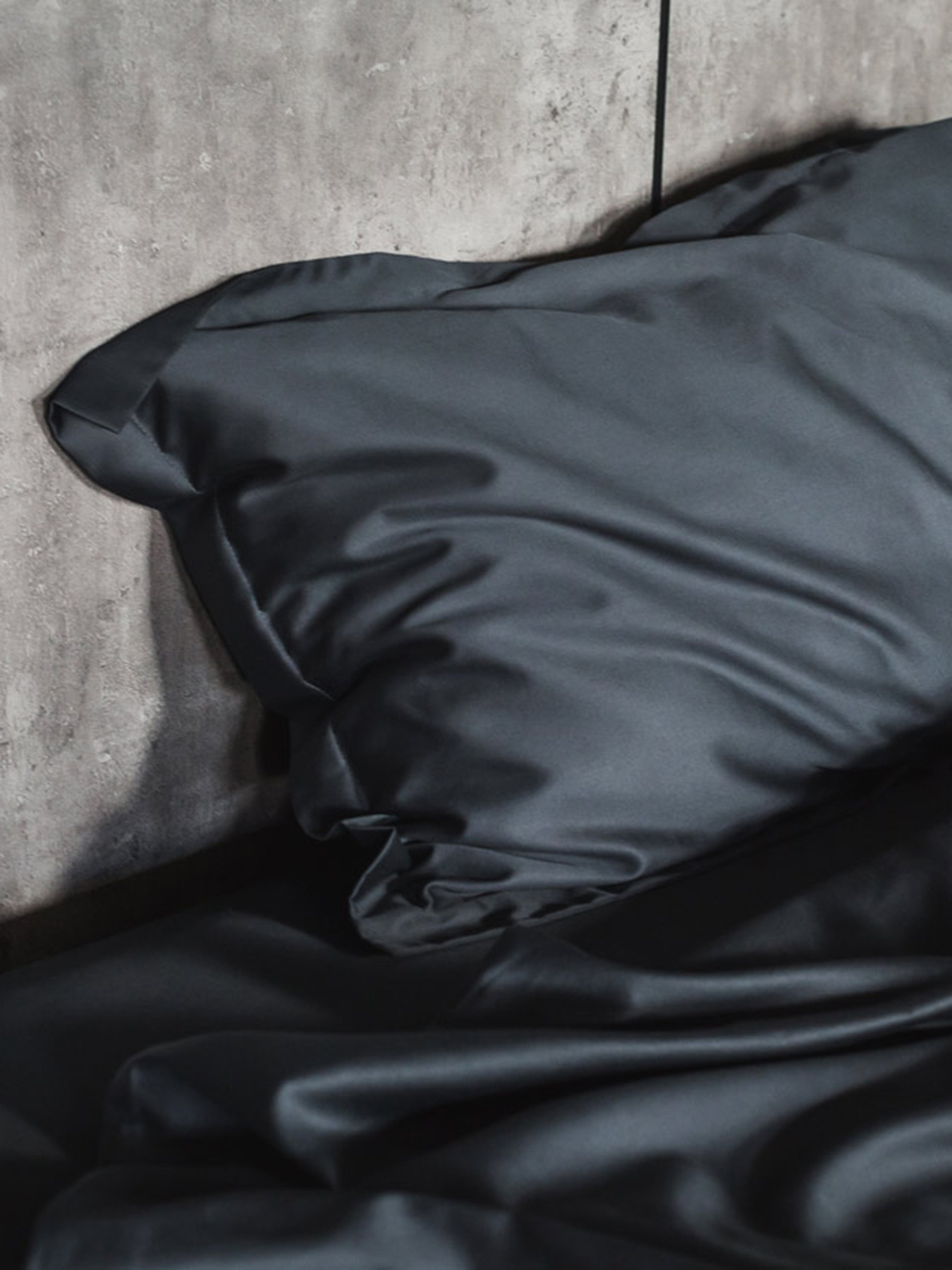 Комплект постільної білизни Black Stone з натурального сатину OWLED Модель SB1-1001-B Фото