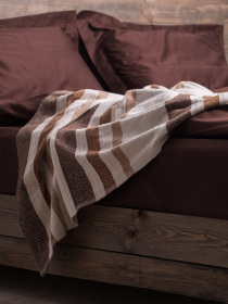 Комплект постільної білизни Brownie з натурального сатину OWLED модель SB1-1001-BR Фото