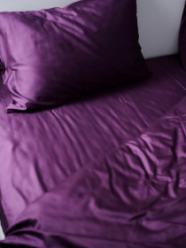 Комплект постельного белья Burgundy с натурального сатина OWLED модель SB1-1001-BU Комплект постельного белья Burgundy с натурального сатина OWLED модель SB1-1001-BU Фото