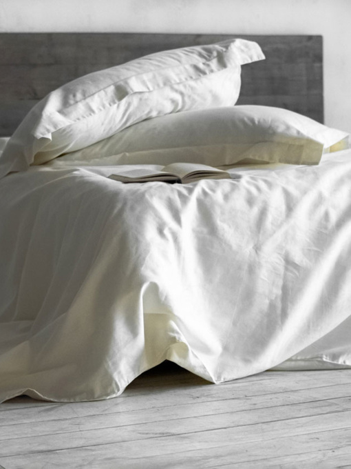 Комплект постільної білизни Crema з натурального сатину OWLED модель SB1-1001-CR Фото