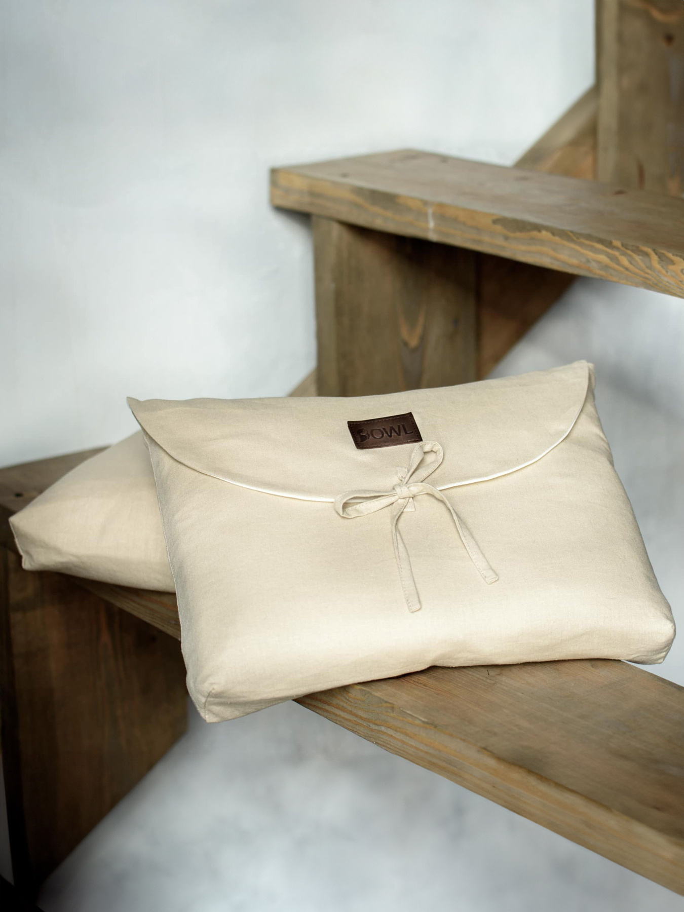 Комплект постільної білизни Crema and Chocolate з натурального сатину OWLED Модель SB1-1001-CRCH Фото