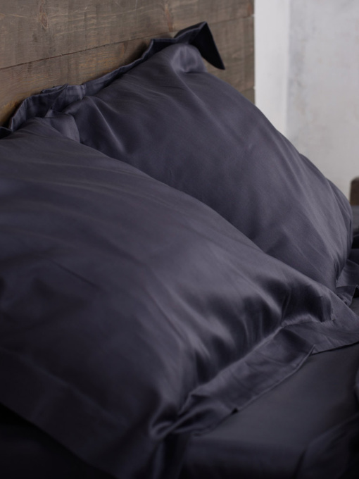 Комплект постельного белья Dark Gray с натурального сатина OWLED модель SB1-1001-DG Фото