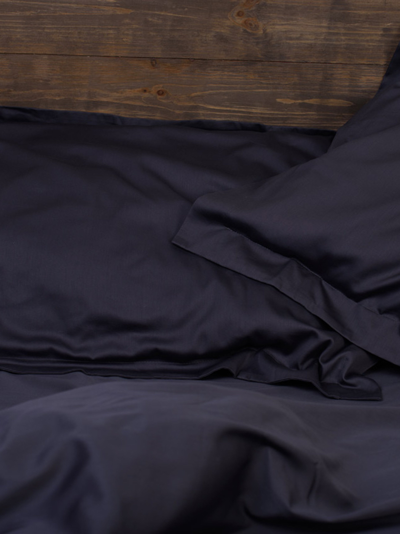 Комплект постельного белья Dark Gray с натурального сатина OWLED модель SB1-1001-DG Фото