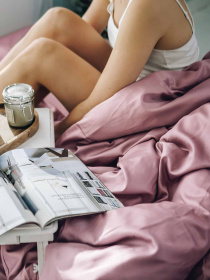 Комплект постільної білизни Desire з натурального сатину OWLED Модель SB1-1001-D Фото