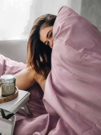 Комплект постільної білизни Desire з натурального сатину OWLED Модель SB1-1001-D Фото