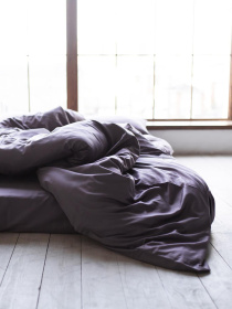 Комплект постільної білизни Foggy Plum з натурального сатину OWLED Модель SB1-1001-FP Фото