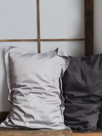 Комплект постільної білизни Gray and Grey з натурального сатину OWLED Модель SB1-1001-GG Фото