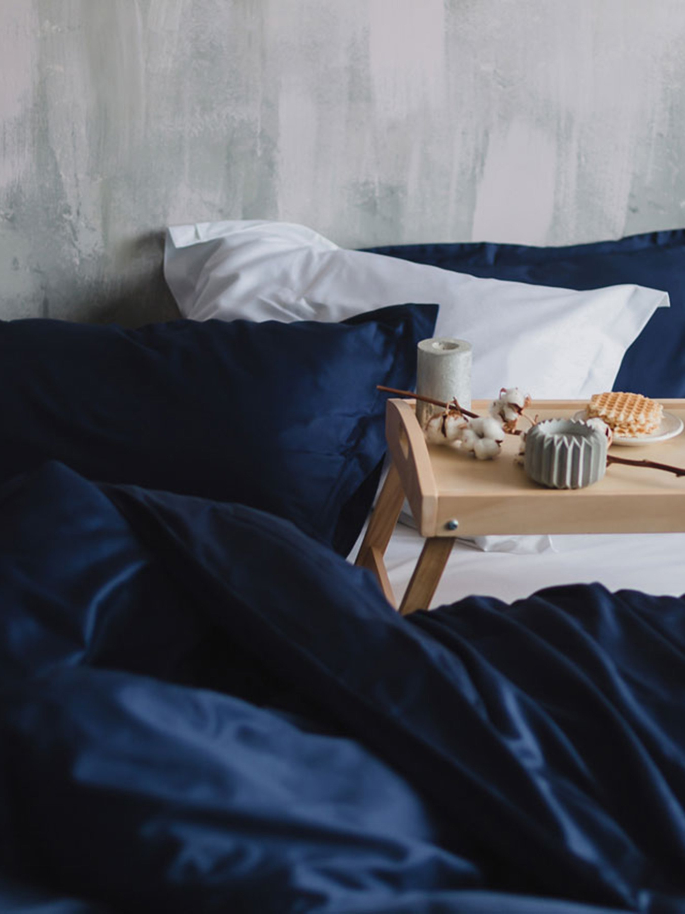 Комплект постільної білизни Midnight з натурального сатину OWLED Модель SB1-1001-M Фото