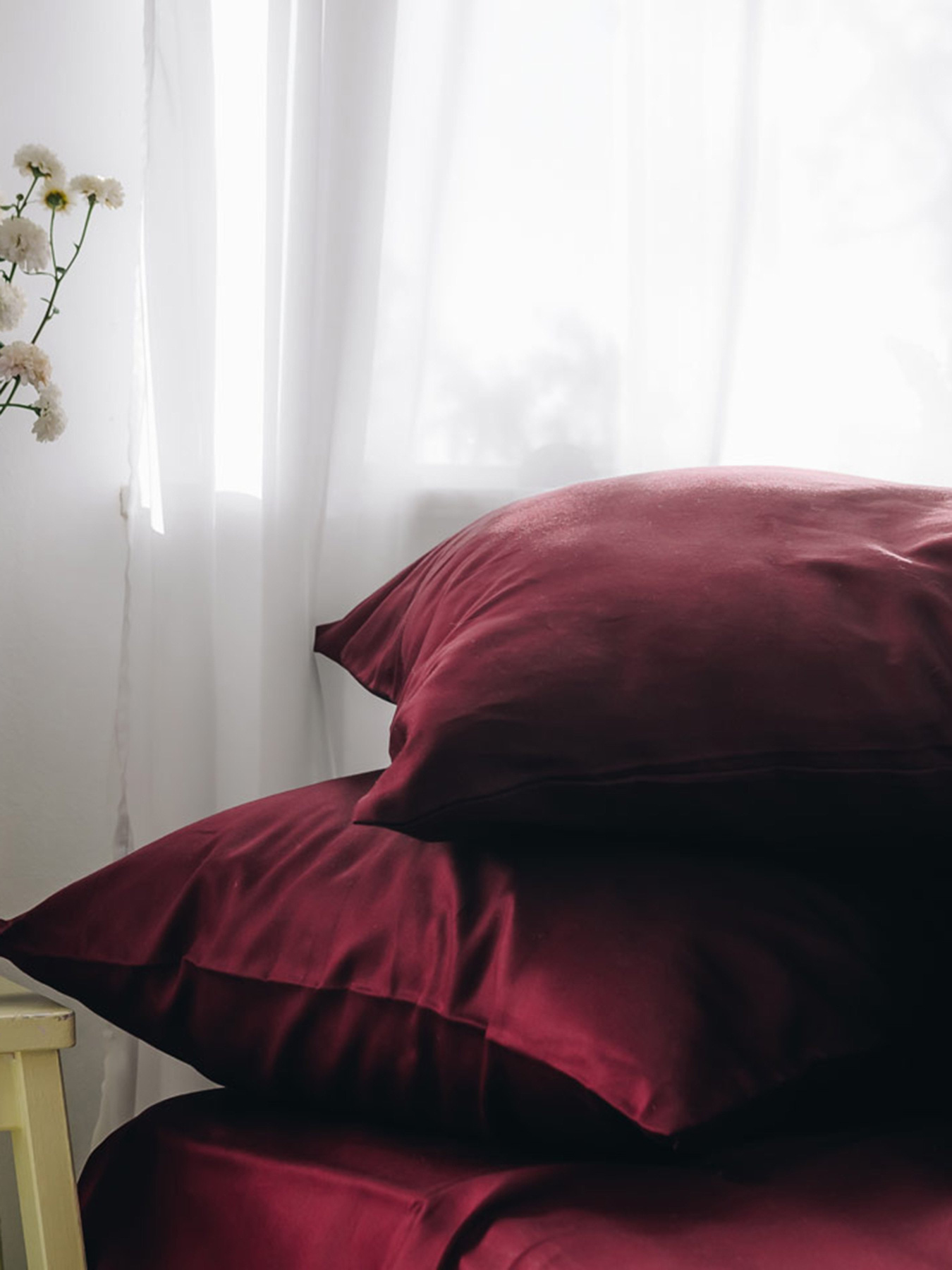 Комплект постельного белья Ruby Delight с натурального сатина OWLED модель SB1-1001-RD Фото