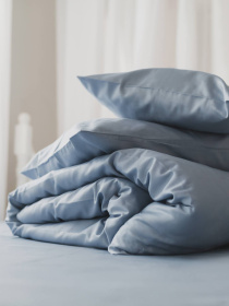 Комплект постільної білизни Snowdrop з натурального сатину OWLED Модель SB1-1001-S Фото