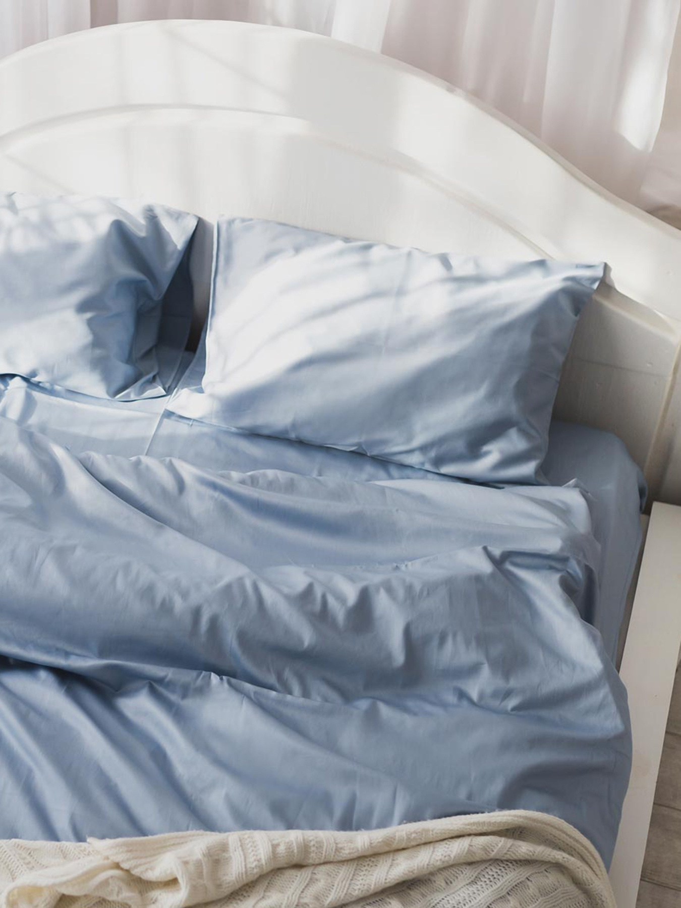 Комплект постельного белья Snowdrop с натурального сатина OWLED модель SB1-1001-S Фото