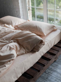 Комплект постільної білизни Vanilla з натурального сатину OWLED Модель SB1-1001-V Фото