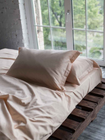 Комплект постільної білизни Vanilla з натурального сатину OWLED модель SB1-1001-V Фото