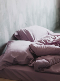 Комплект постільної білизни Dusty Rose з натурального сатину OWLED Модель SB1-1001-DR Фото