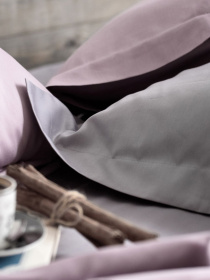 Комплект постельного белья Grey Rose с натурального сатина OWLED модель SB1-1001-GR Фото