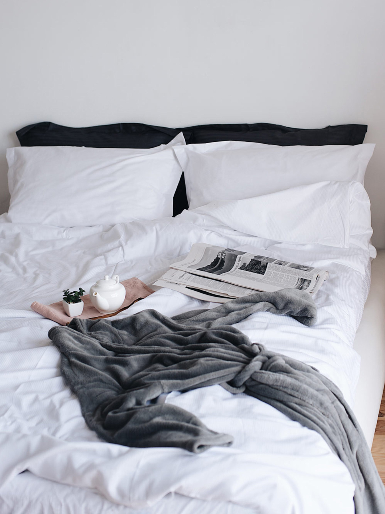 Комплект постільної білизни California з натурального страйп сатину OWLED модель SSB2-2002-C Фото