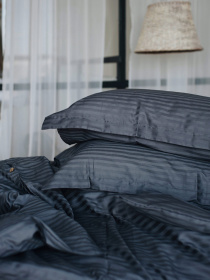 Комплект постельного белья Space с натурального страйп сатина OWLED модель SSB2-2002-S Фото