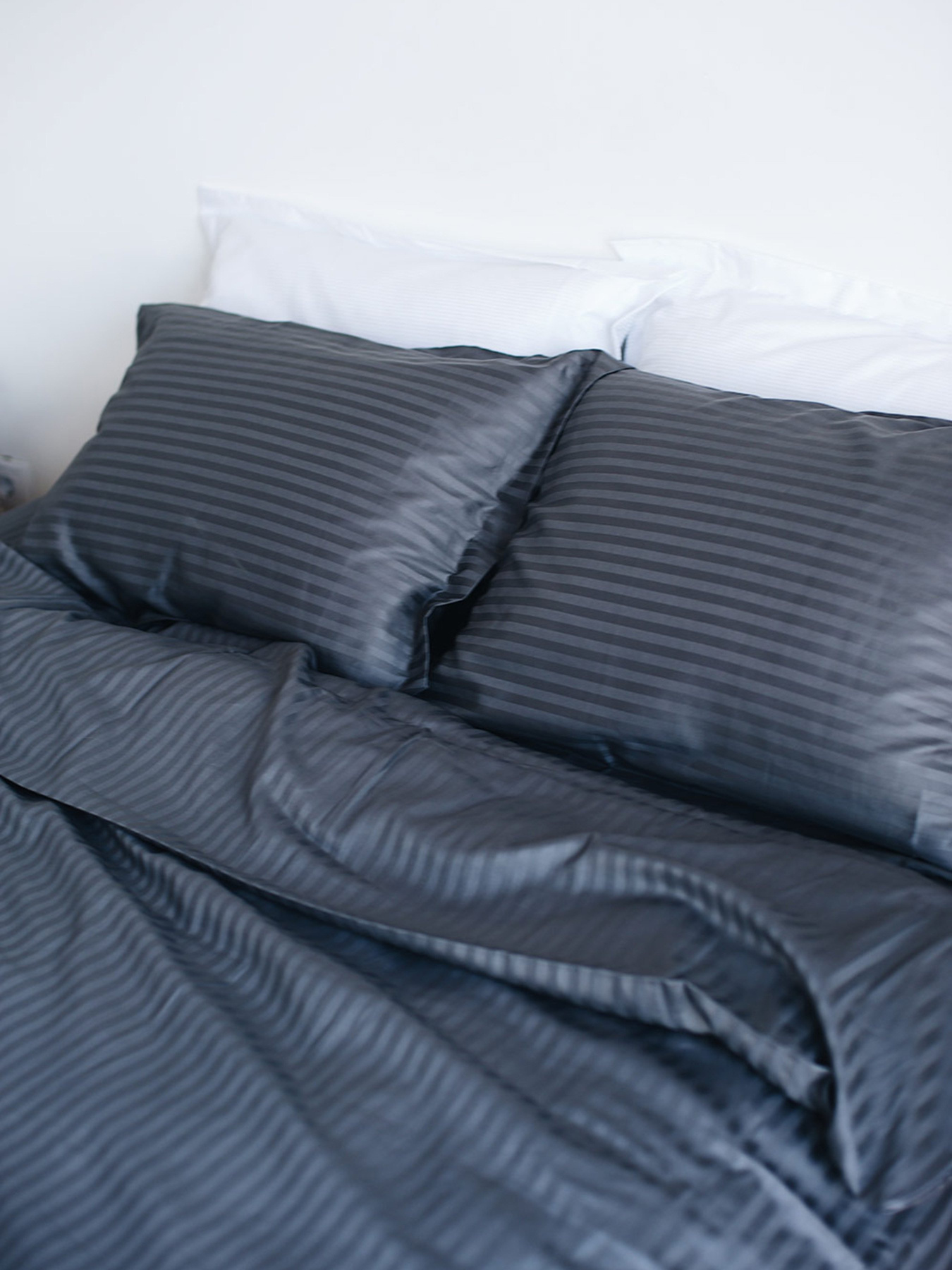 Комплект постельного белья Space с натурального страйп сатина OWLED модель SSB2-2002-S Комплект постельного белья Space с натурального страйп сатина OWLED модель SSB2-2002-S Фото