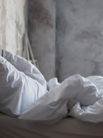 Комплект постельного белья White Crystal с натурального перкаля OWLED модель PB3-3003-WC Фото