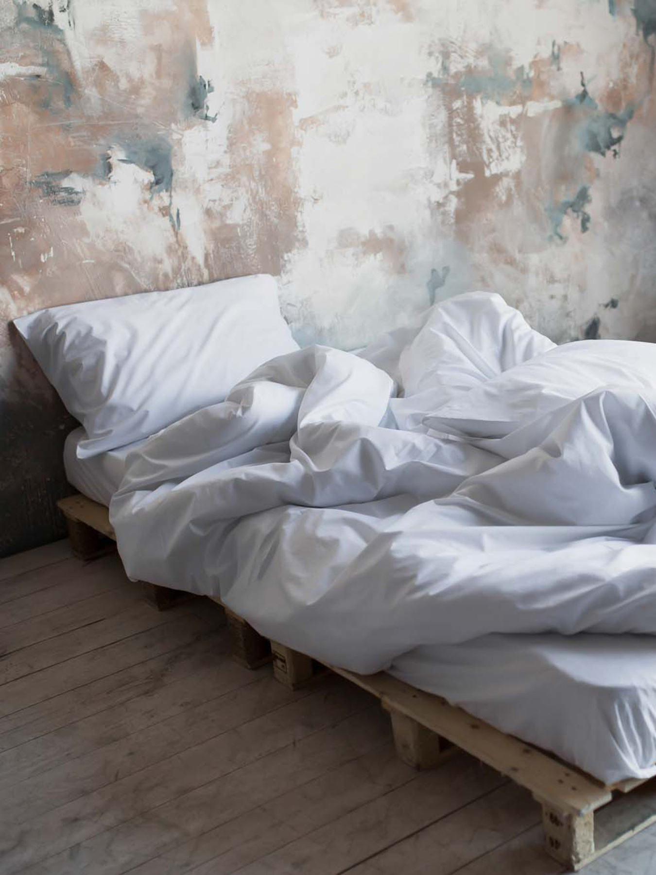 Комплект постільної білизни White Crystal з натурального перкалю OWLED модель PB3-3003-WC Фото