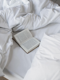 Комплект постільної білизни White Crystal з натурального перкалю OWLED модель PB3-3003-WC Фото