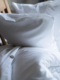 Комплект постільної білизни White Crystal з натурального перкалю OWLED модель PB3-3003-WC Фото